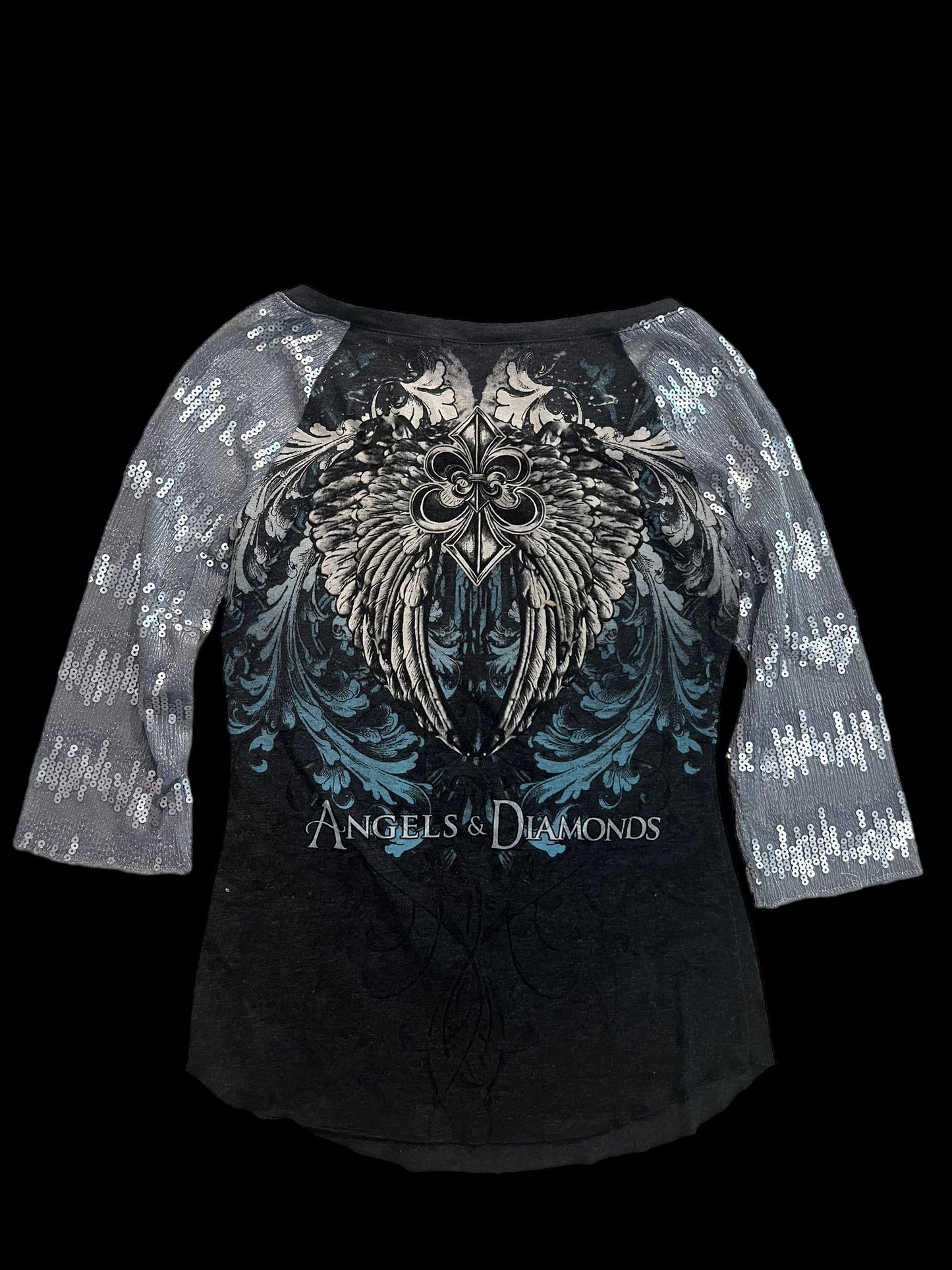 Embellished long sleeved top