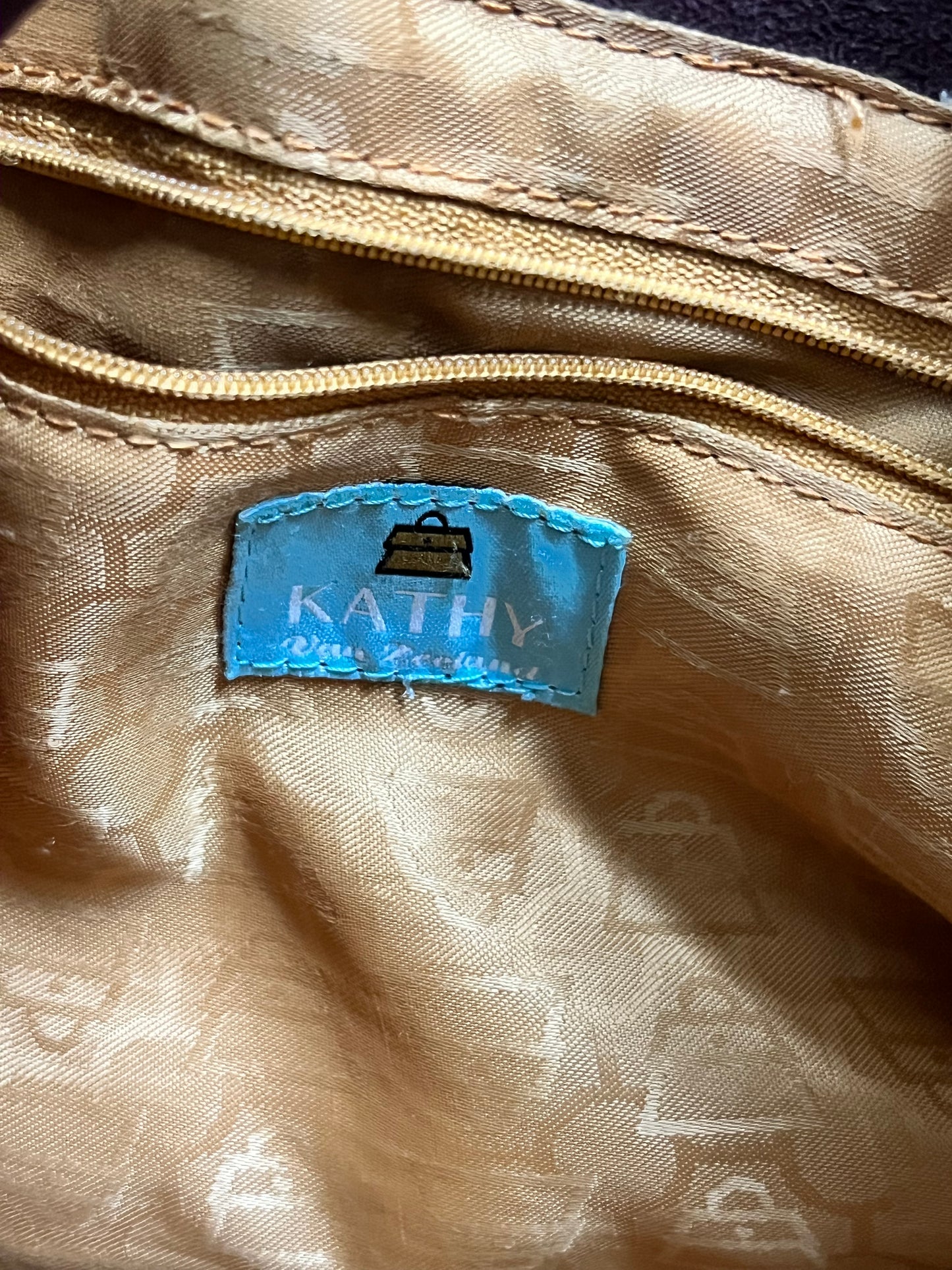 Kathy Van Zeeland Vintage Brown Shoulder Bag