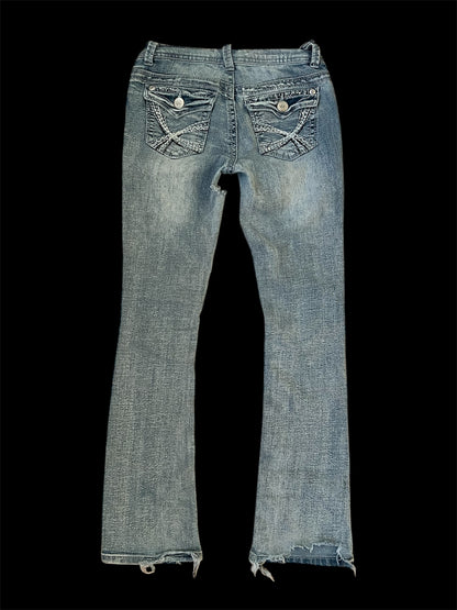 Low rise jeans