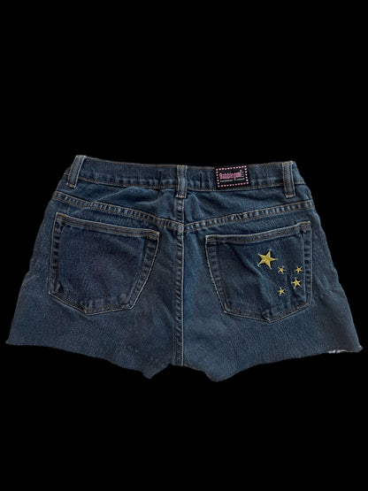 Embroidered stars shorts
