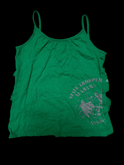 Y2k cami ruffled top