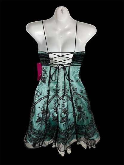 Morgan & Co Turquoise dress