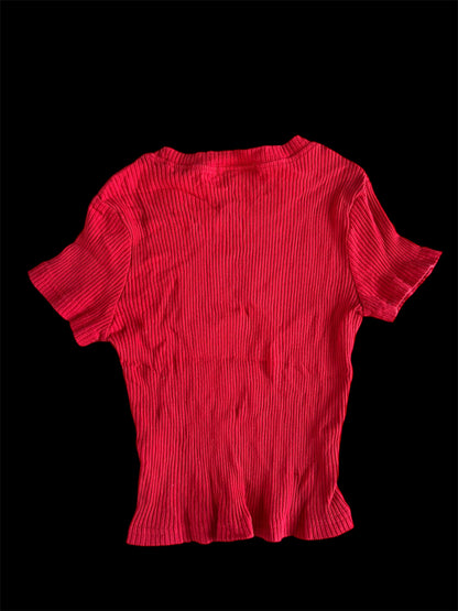 Red rhinestone top