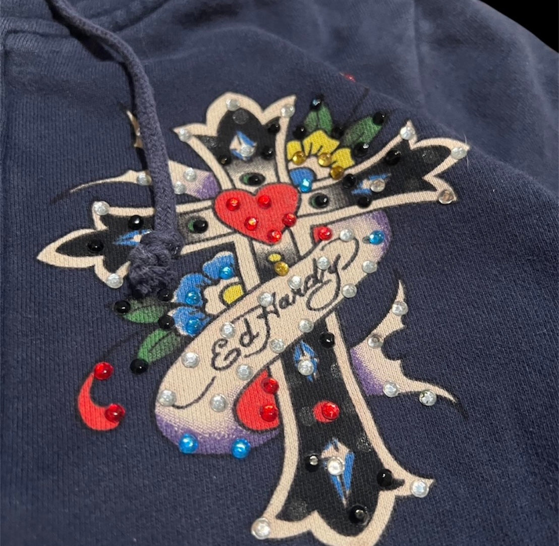Ed hardy zip up