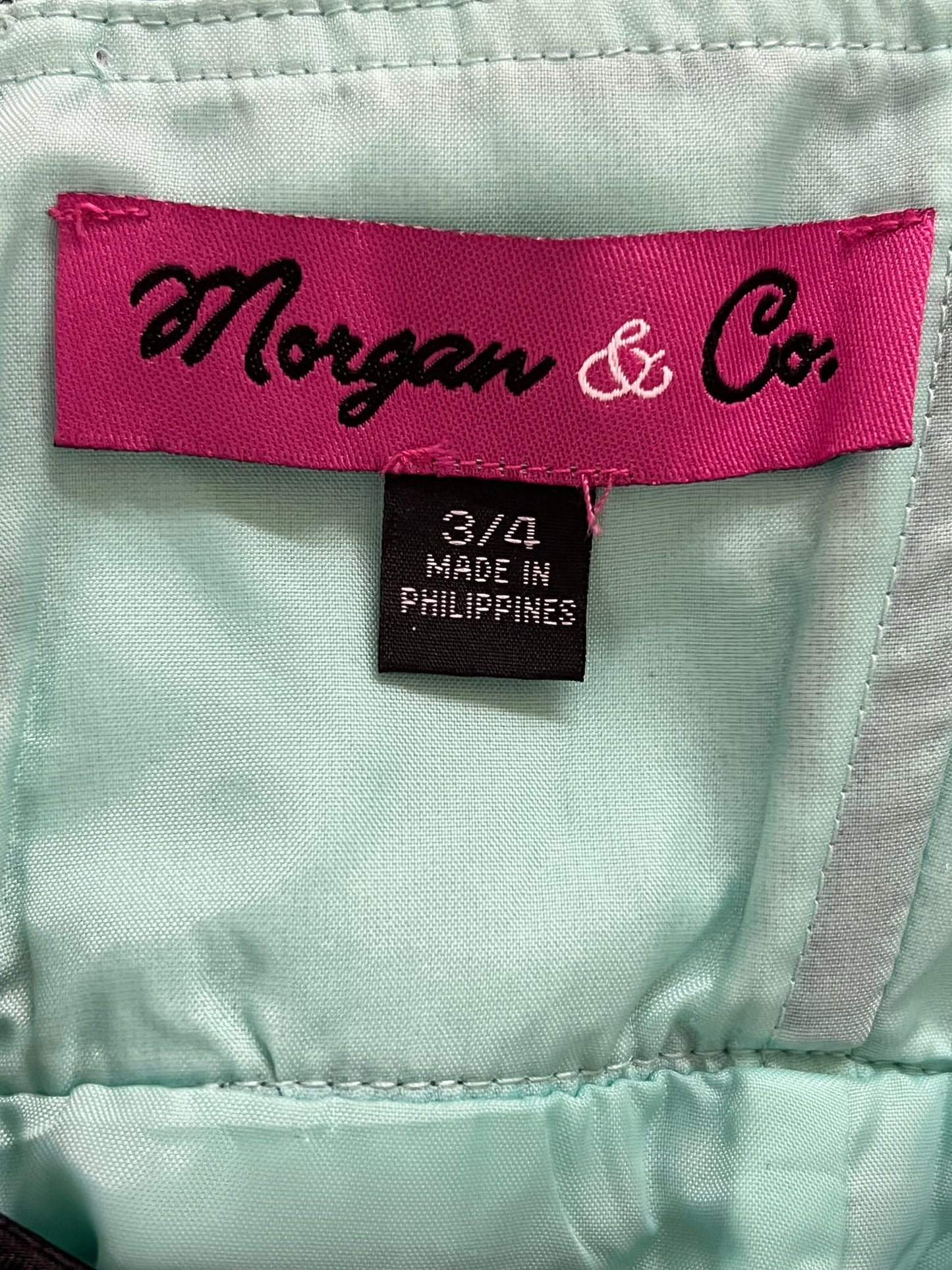 Morgan & Co Turquoise dress