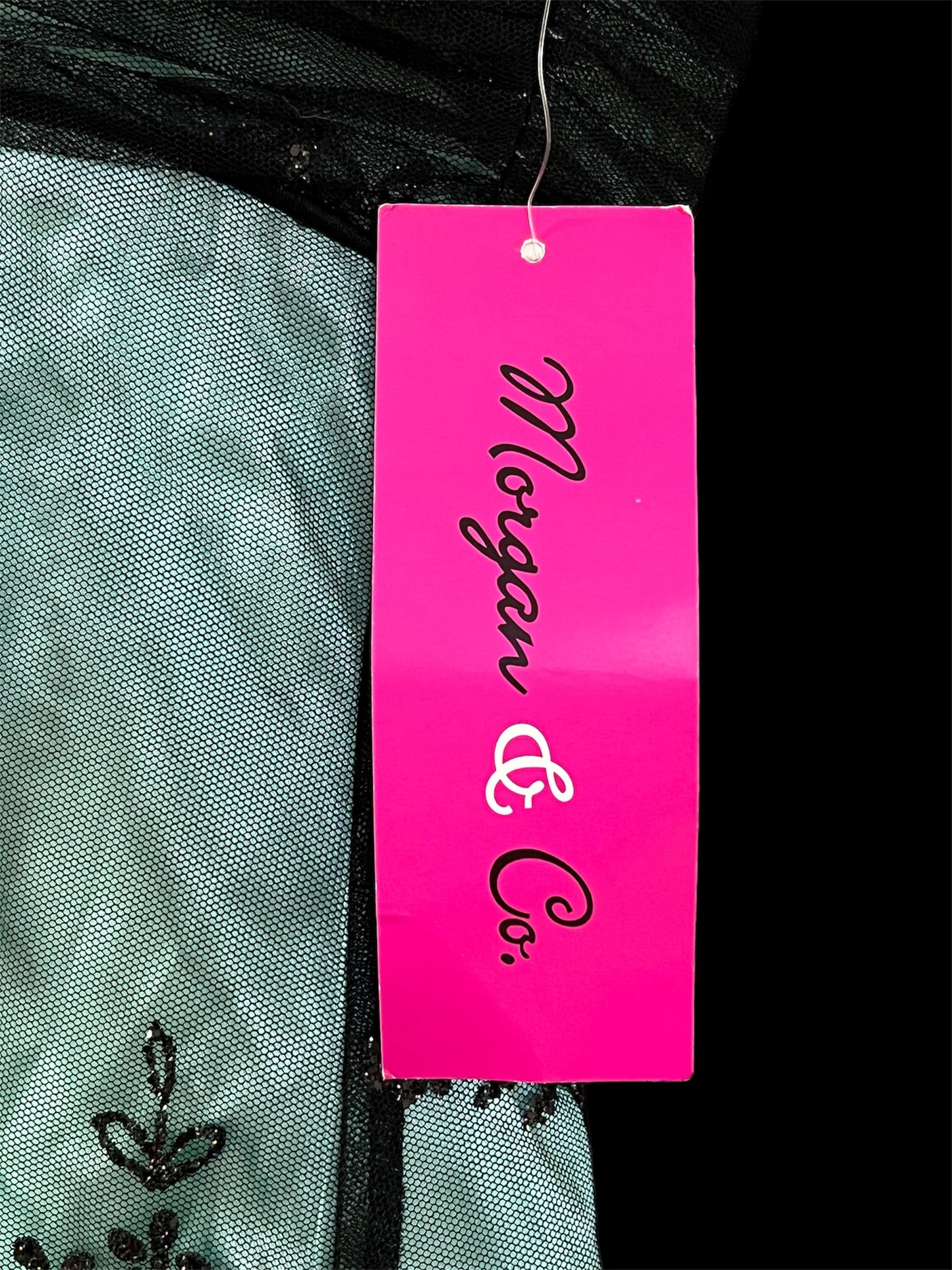 Morgan & Co Turquoise dress
