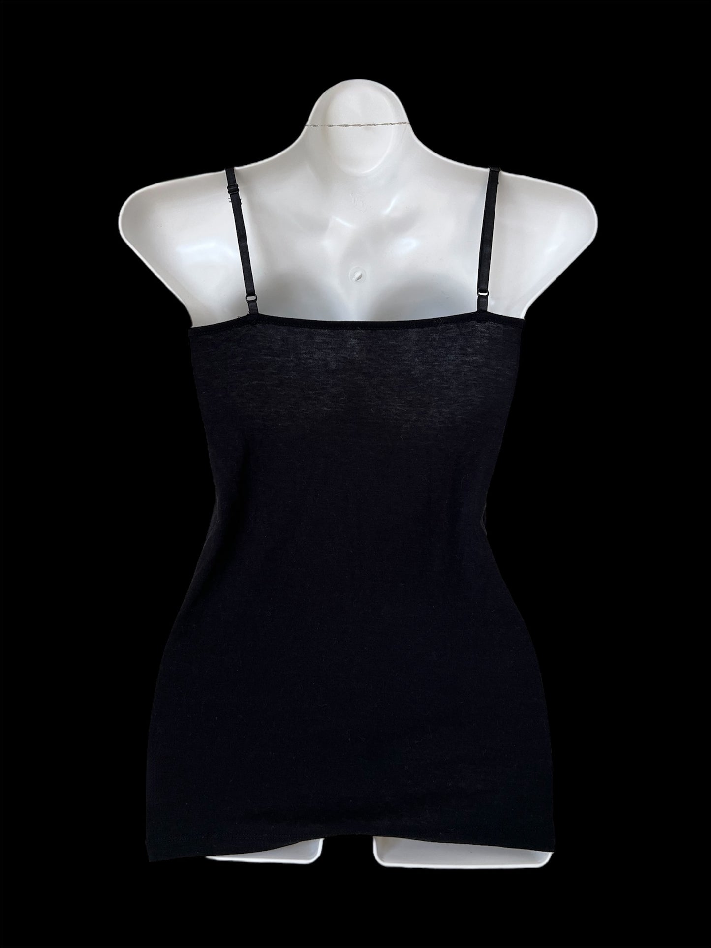 Black dainty cami top