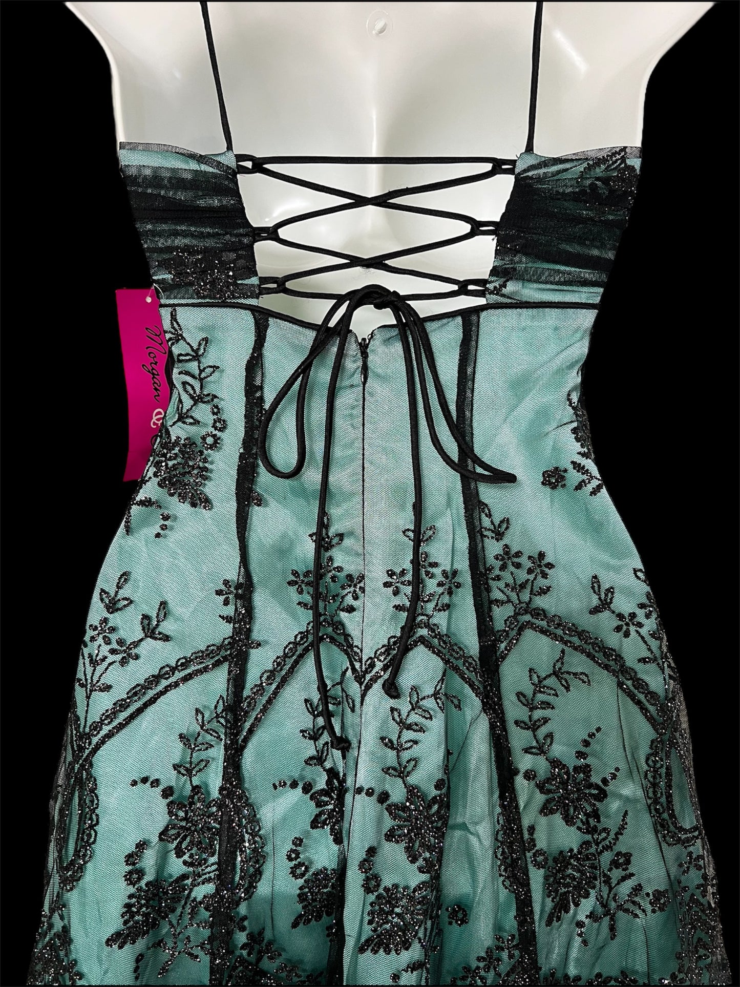 Morgan & Co Turquoise dress