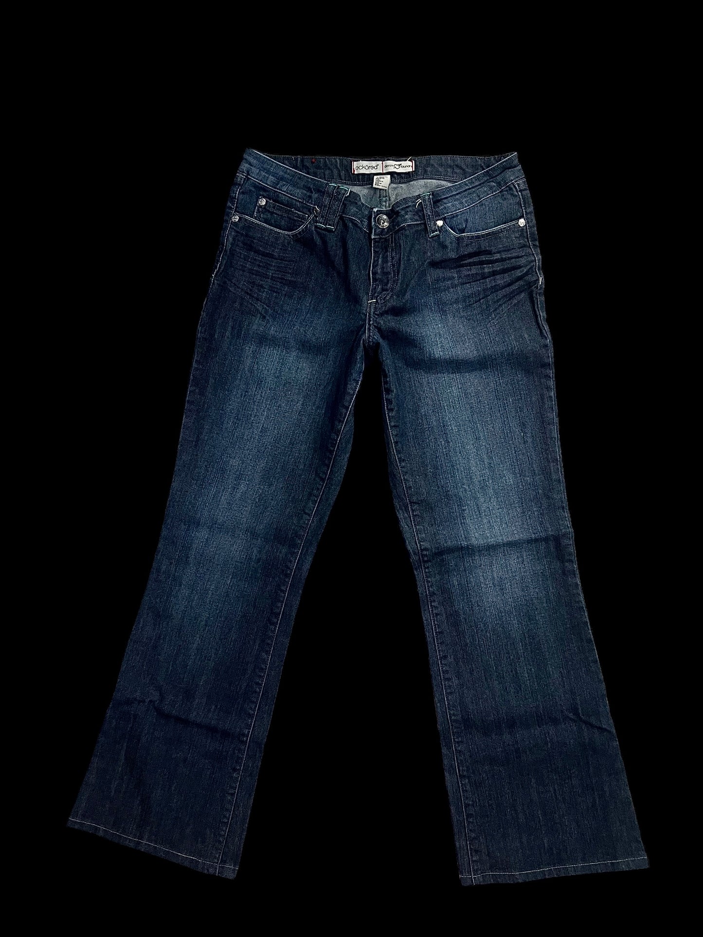 Ecko red embellished jeans