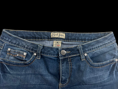 Embellished bootcut jeans