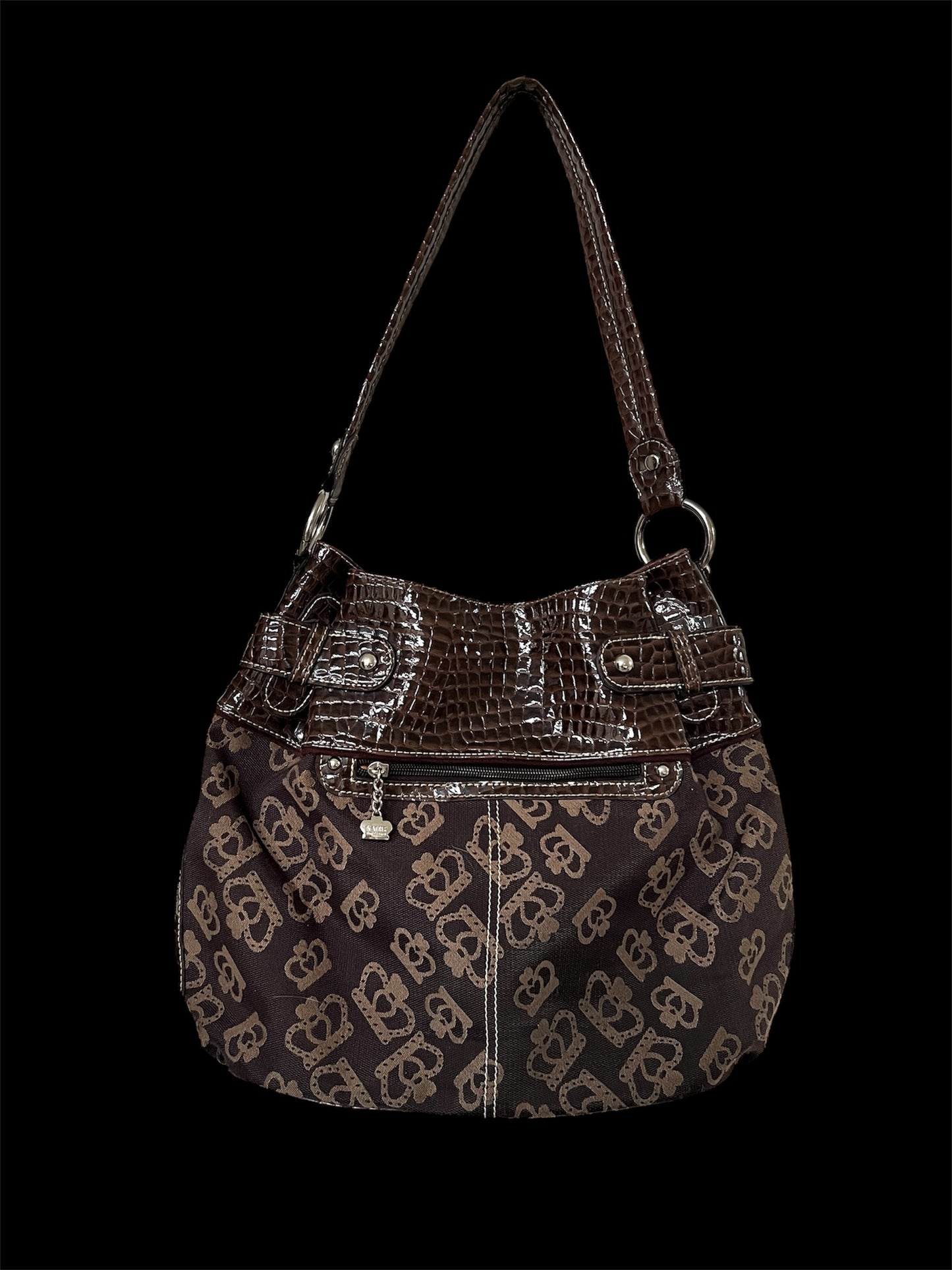 Kathy Van Zeeland Vintage Brown Shoulder Bag