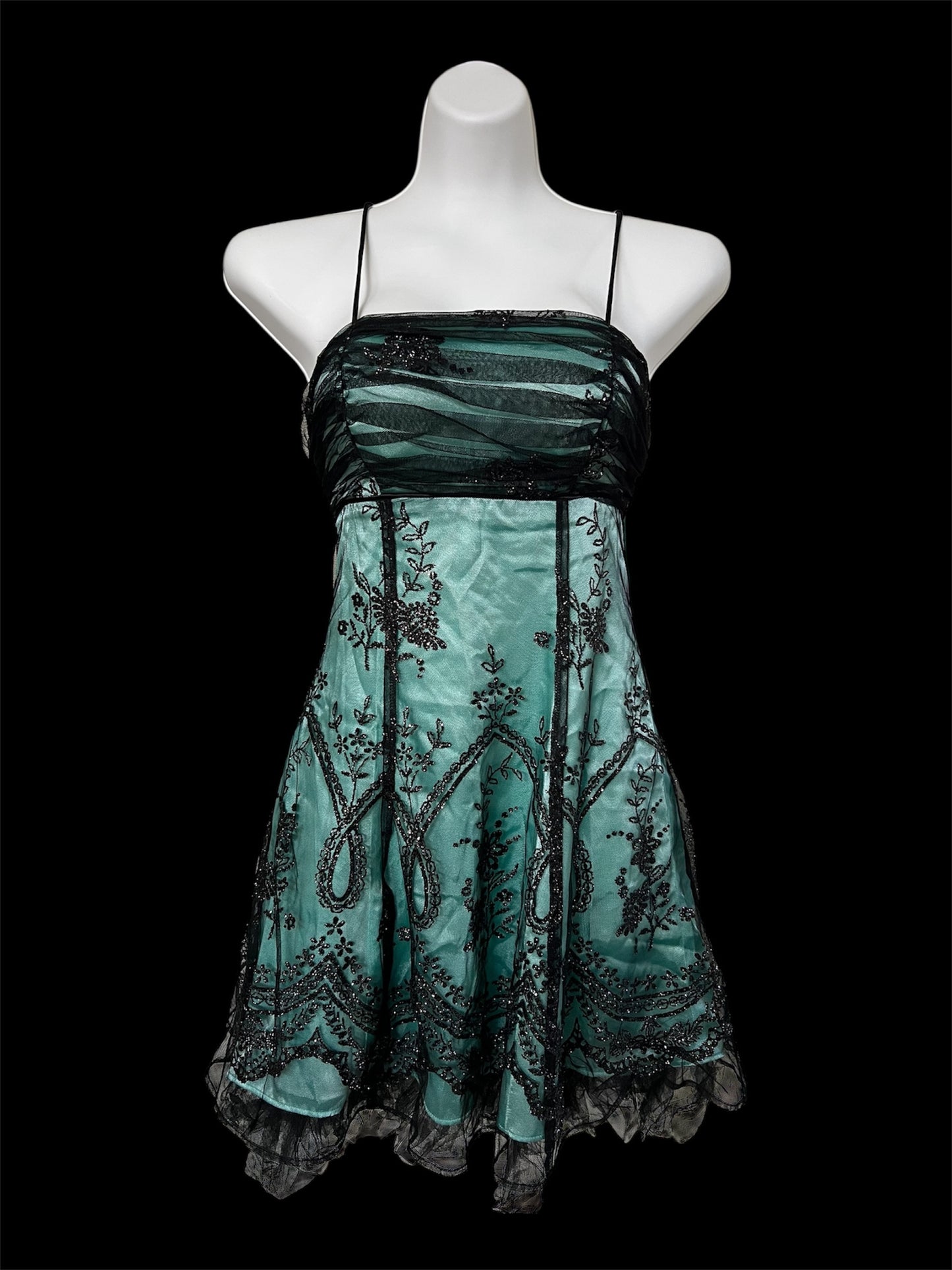 Morgan & Co Turquoise dress
