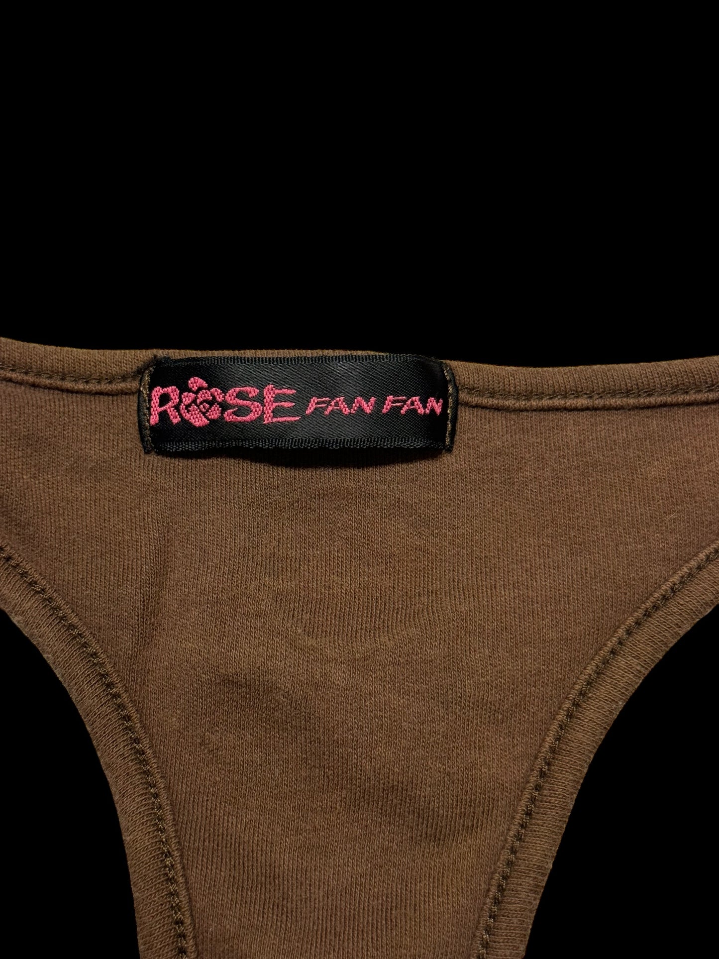 Rose fan fan top