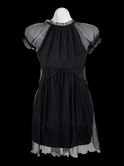Black babydoll dress