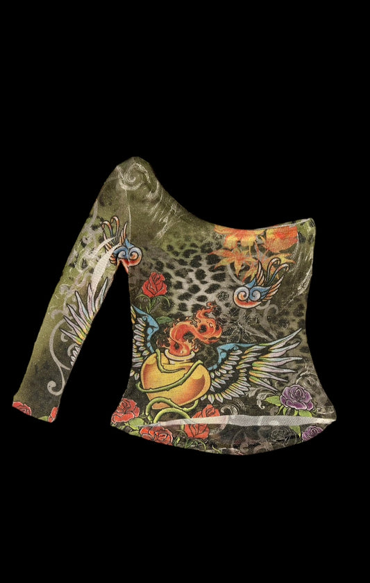 Y2k asymmetrical top