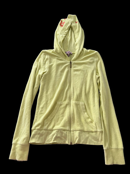 Juicy Couture yellow zip up