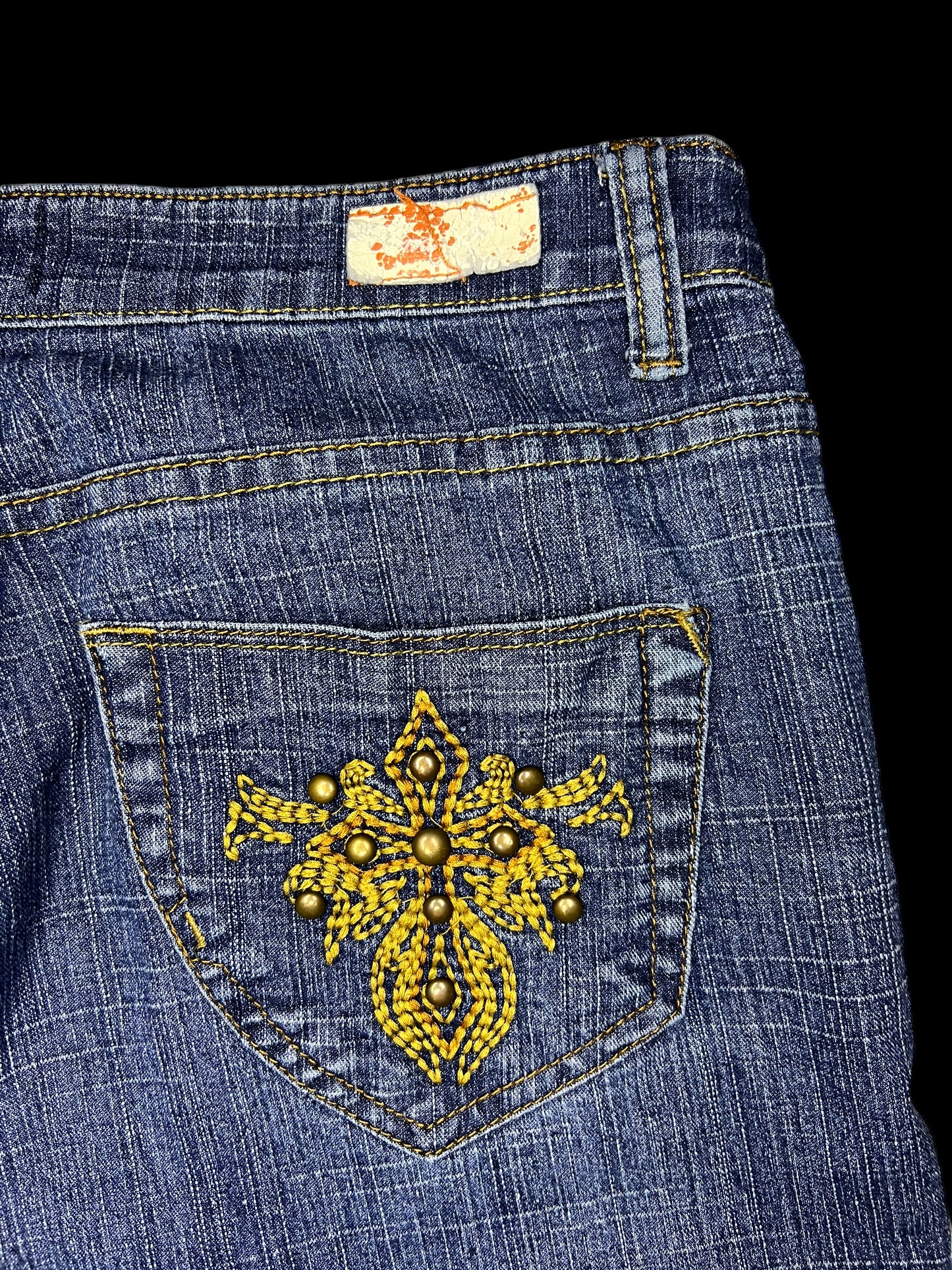 Embellished jeans