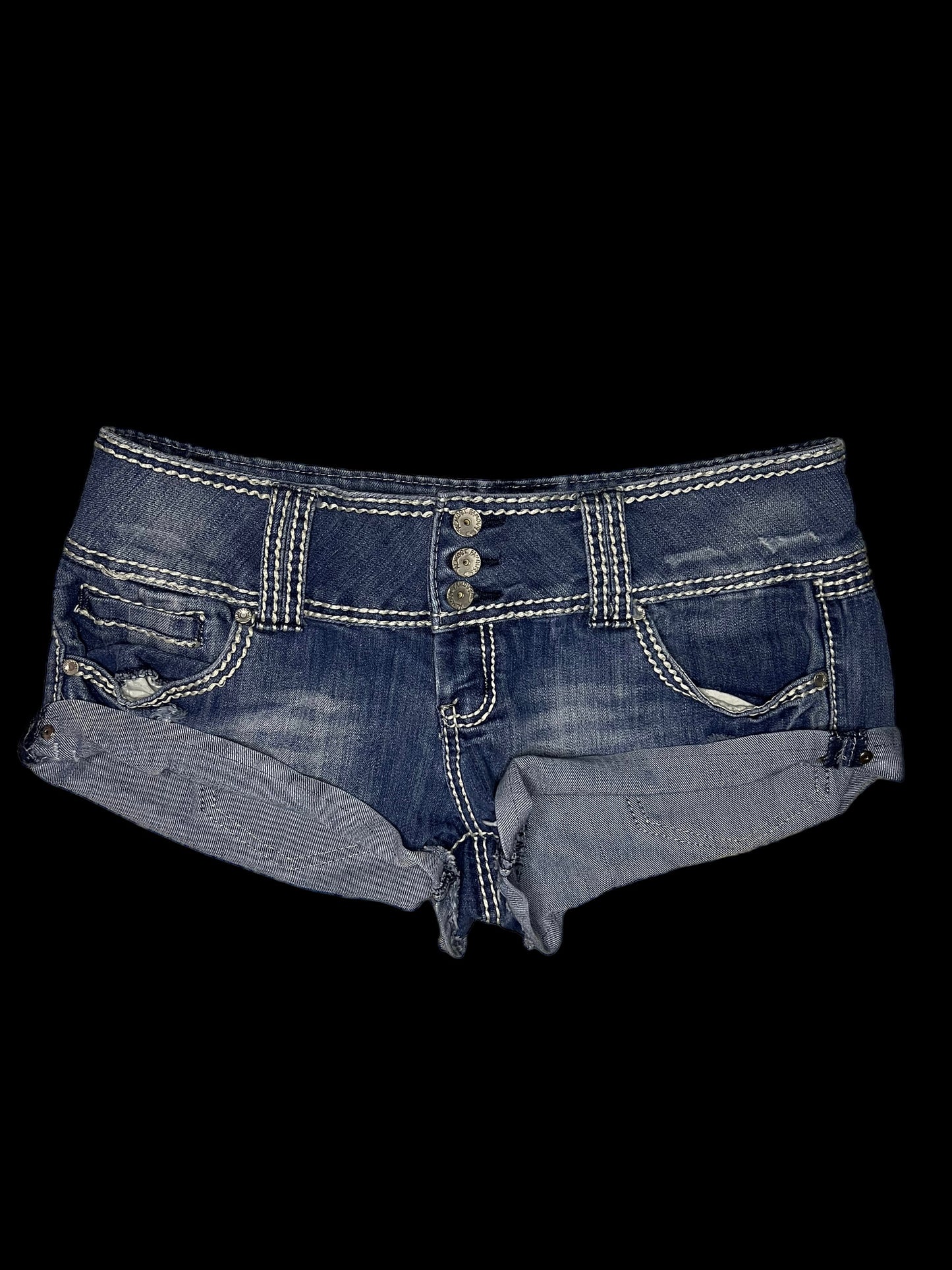 Denim shorts