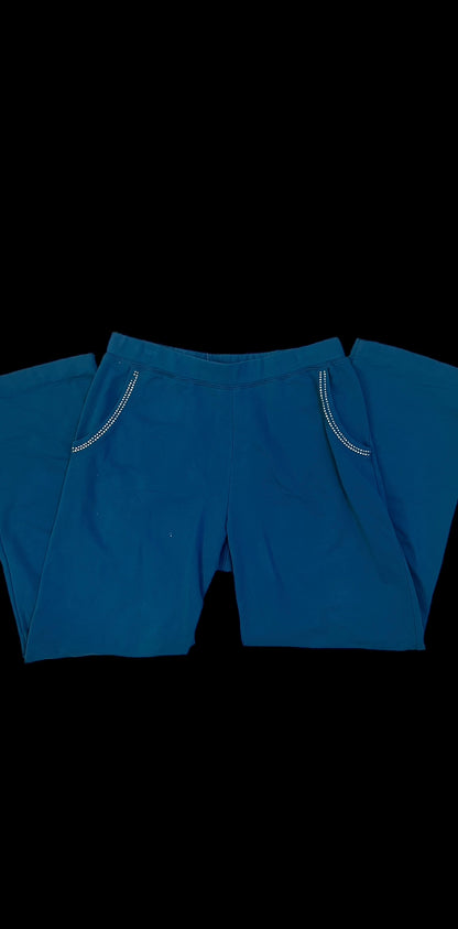 Blue tracksuit pants