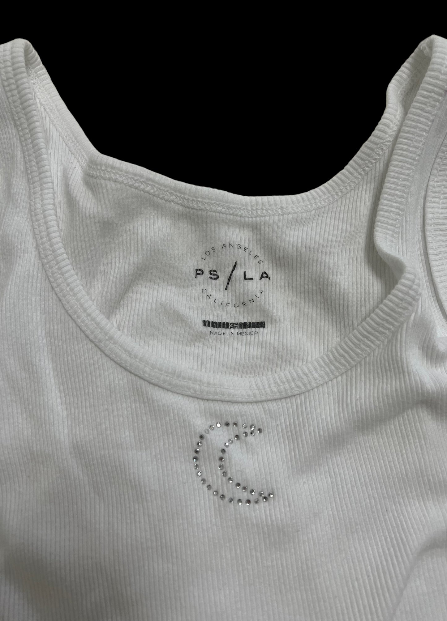Embellished crop top