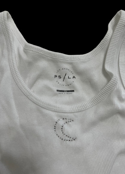 Embellished crop top