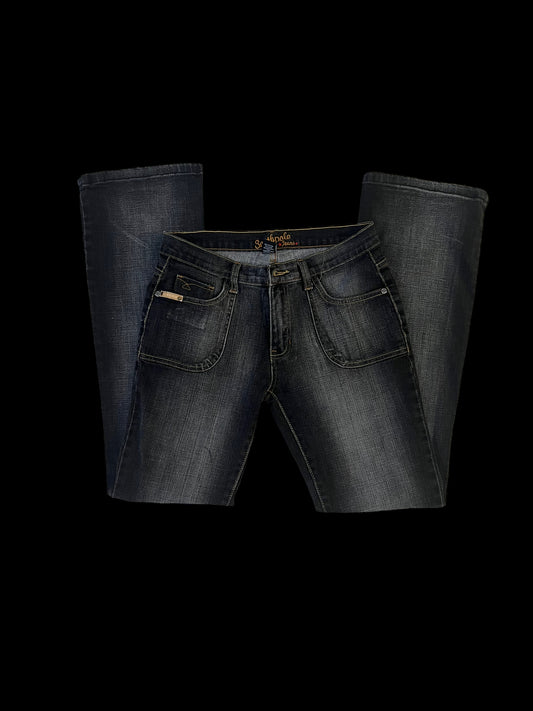 Grey gradient jeans