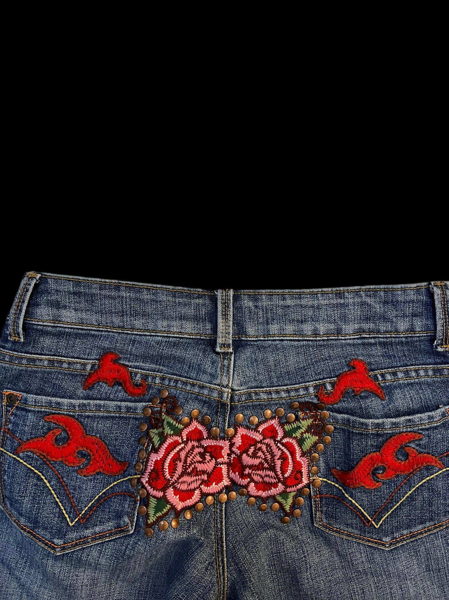 Embroidered jeans