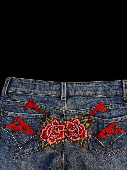 Embroidered jeans