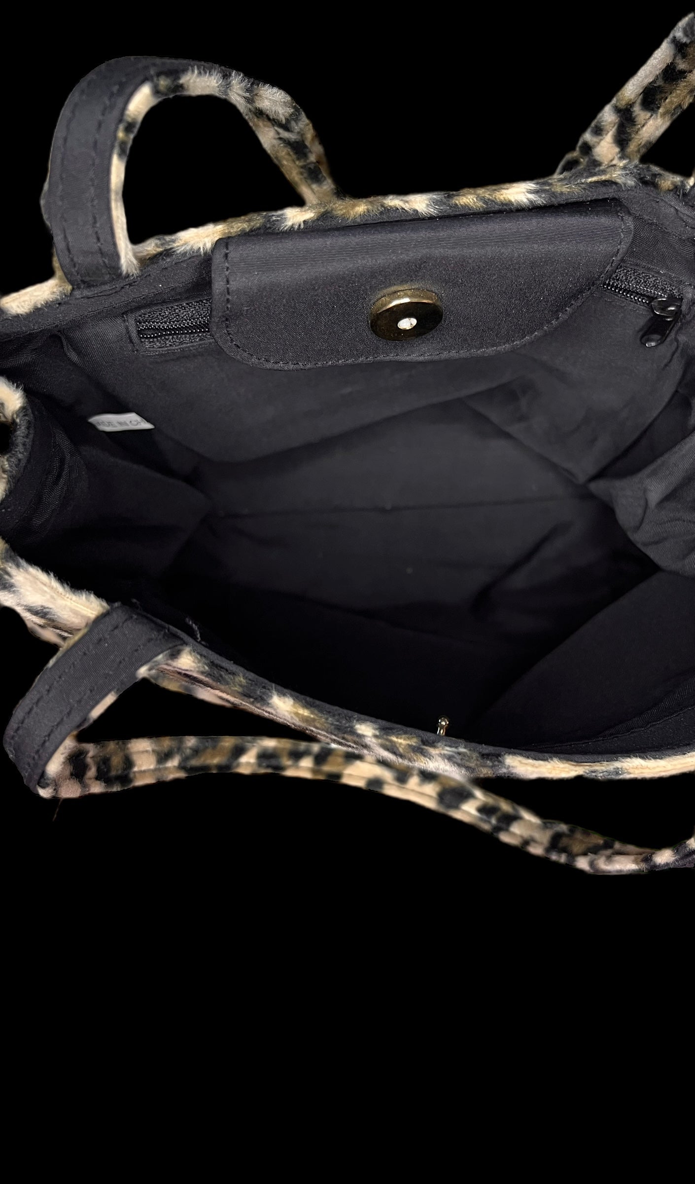 Leopard print bag