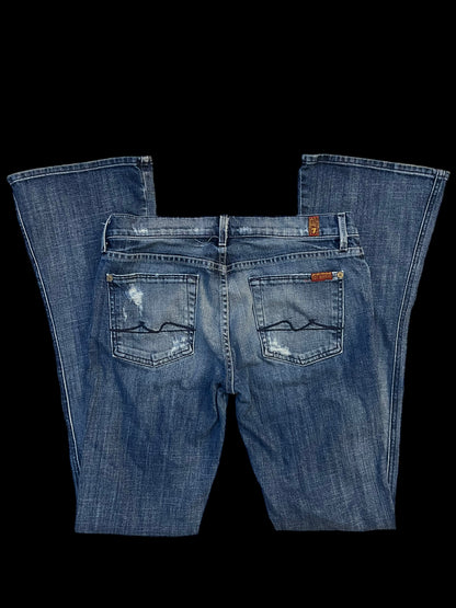 Distressed jeans