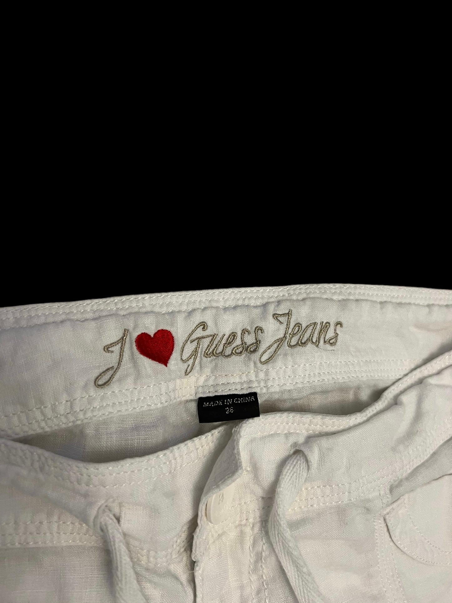 Low-rise capris pants