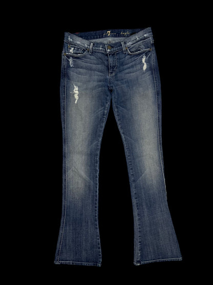 Distressed jeans