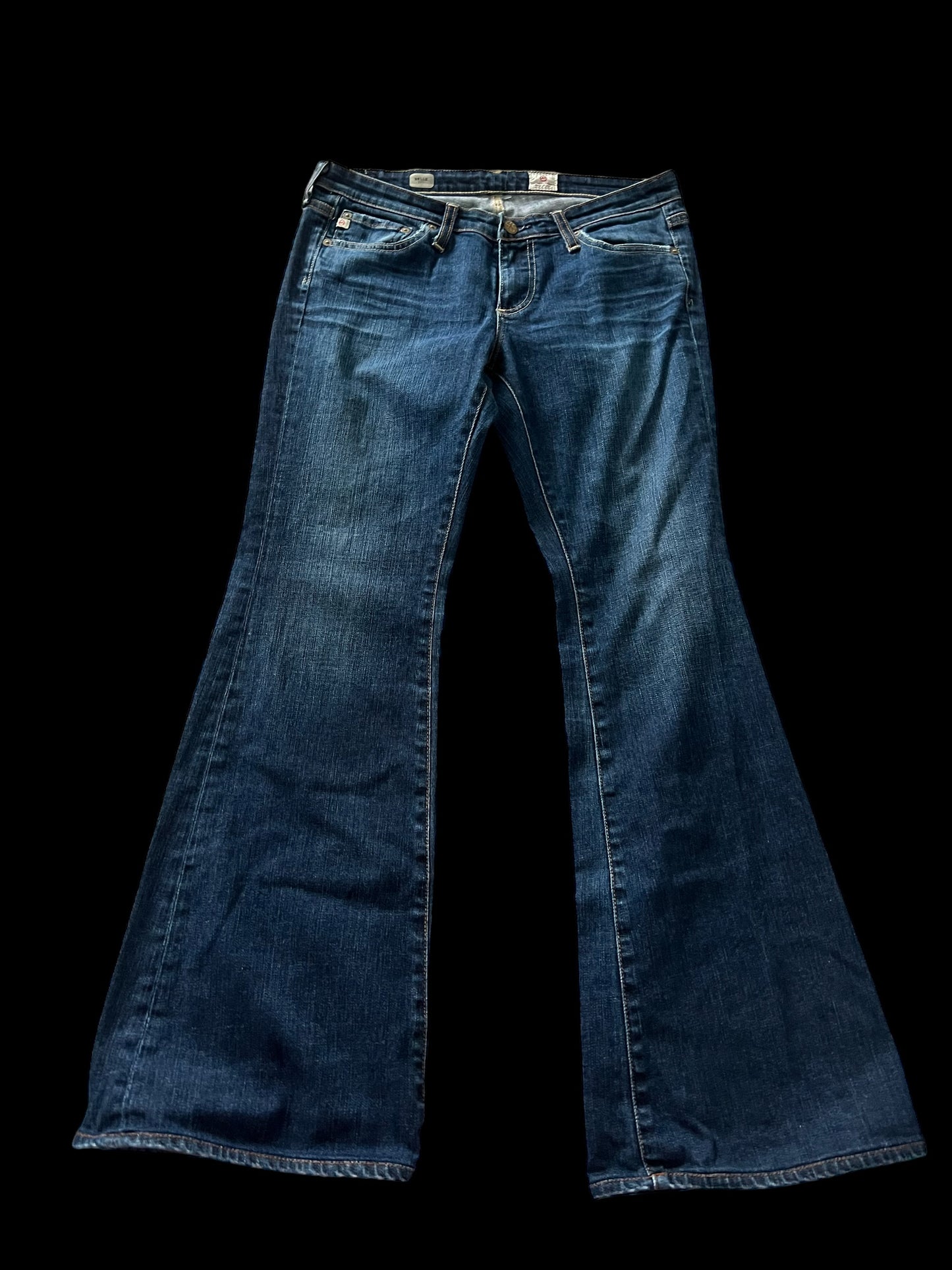 Dark blue flared pants