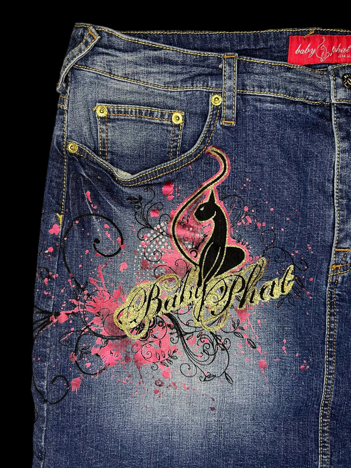 Baby Phat denim skirt