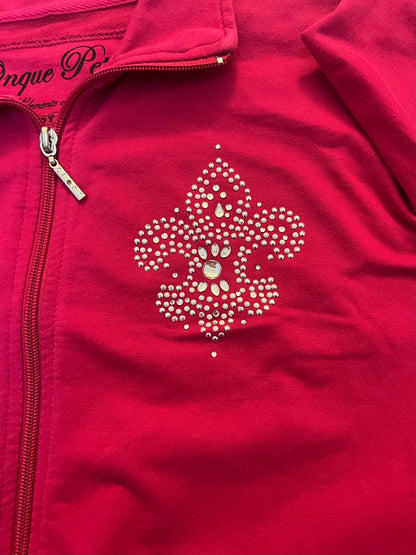 Embellished hot pink jacket