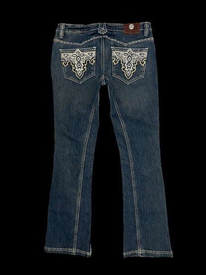 Vintage embroidered jeans
