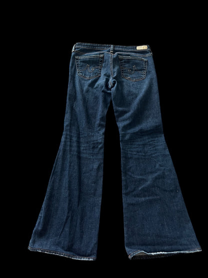 Dark blue flared pants