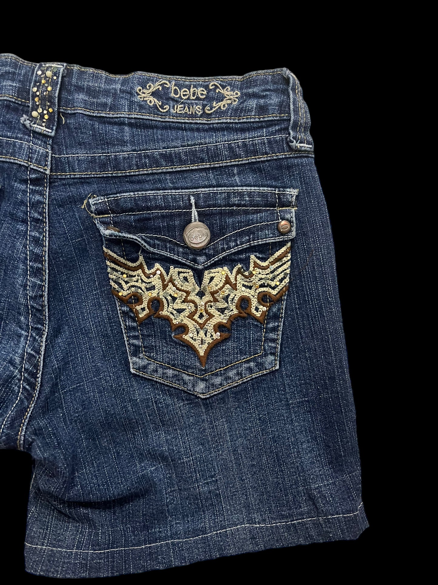 Bebe embellished shorts