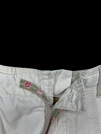 Floral cargo pants