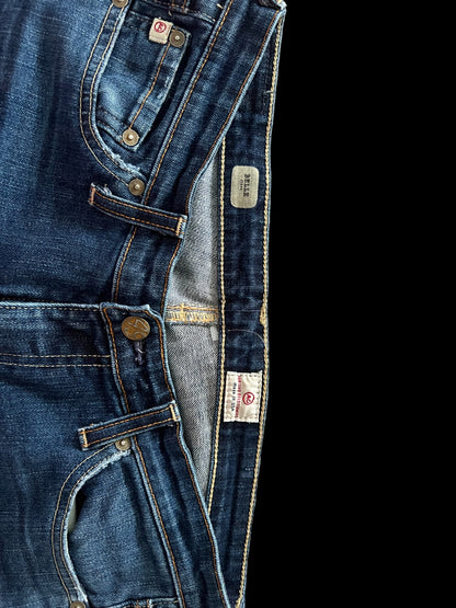 Dark blue flared pants