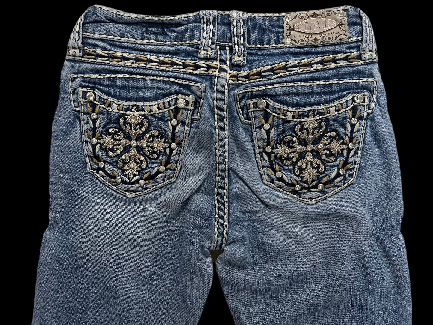 L.A. Idol embellished jeans