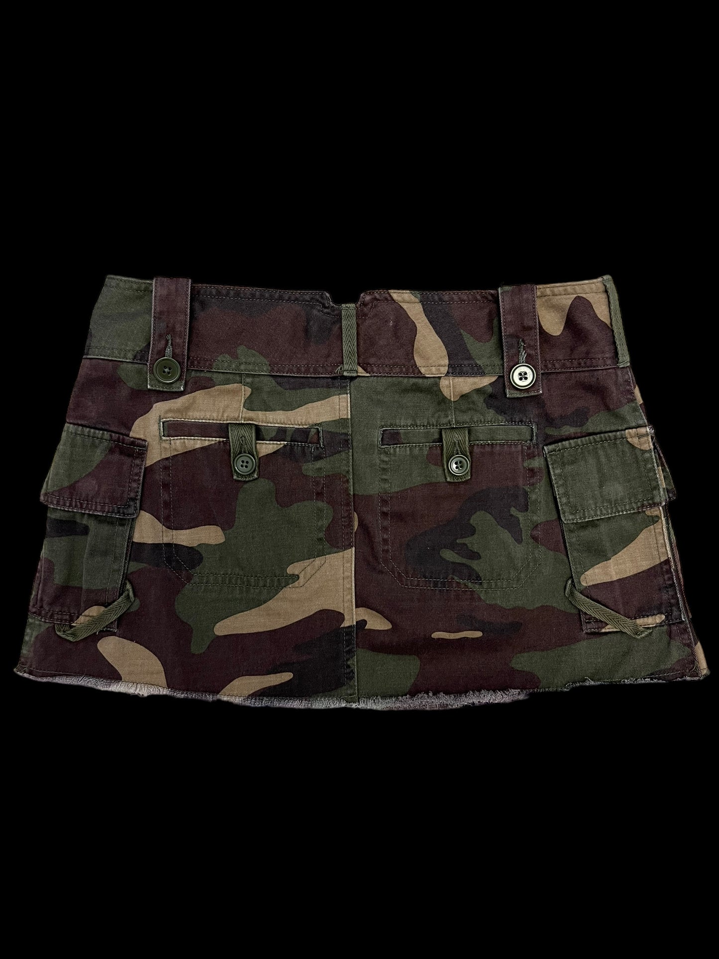 Camo mini skirt