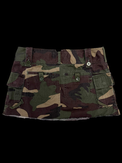 Camo mini skirt